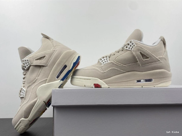 DQ4909-100 Jordan (W) 4 Blank Retro Canvas 0716